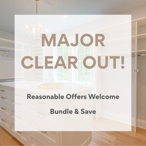 Major Clear Out Sale